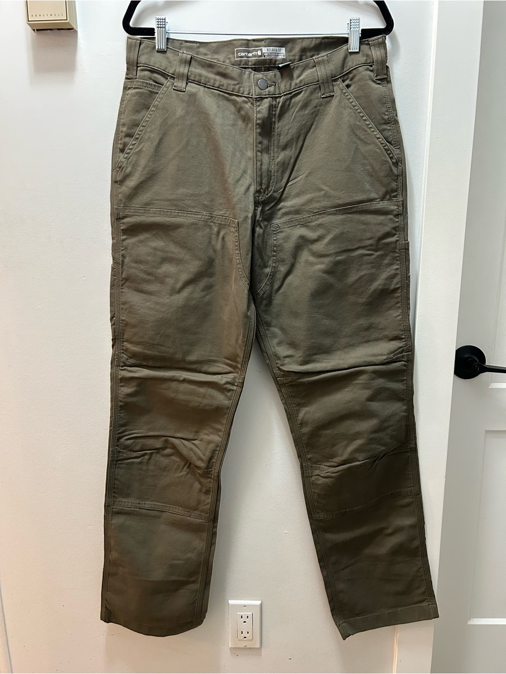 Mens Carhartt double knee pants